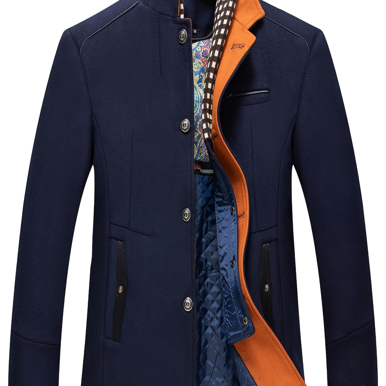 Men's Business Woolen Coat Fashion Scarf - Non Ironing, Windproof, Warm - For Men - Suitable for Fall/Winter - Perfect Gift for Business Professionals