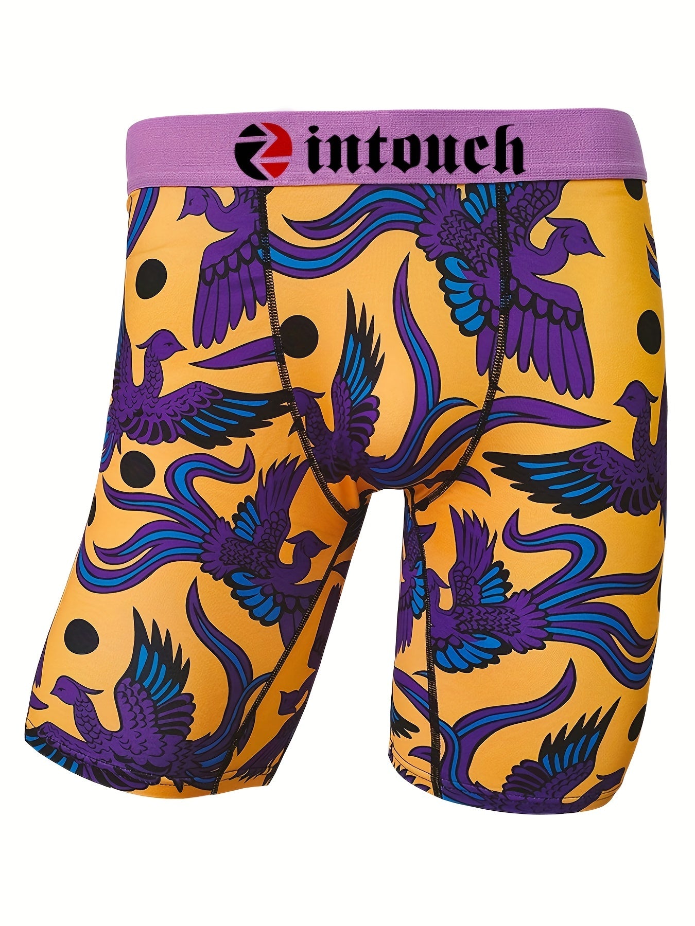 Men's Underwear, Fashion Novelty Funny Happy Boxers Briefs, High Stretch Breathable Comfy Quick Drying Sports Boxers Trunks, Swim Trunks, Sexy Underpants