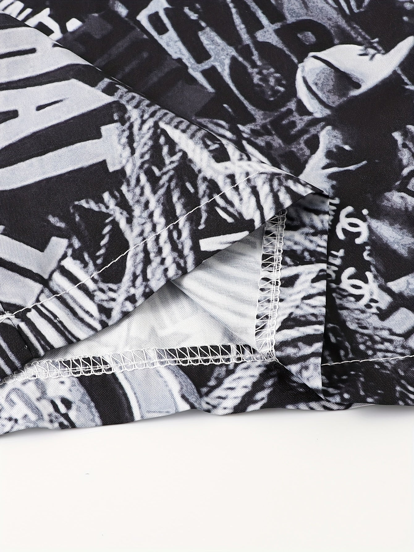 Men's Drawstring Wide Leg Pants Beach Pant Trendy Pattern Casual Baggy Pants Yoga Trousers Streetwear Hiphop Rapper Style, Fluid Pants