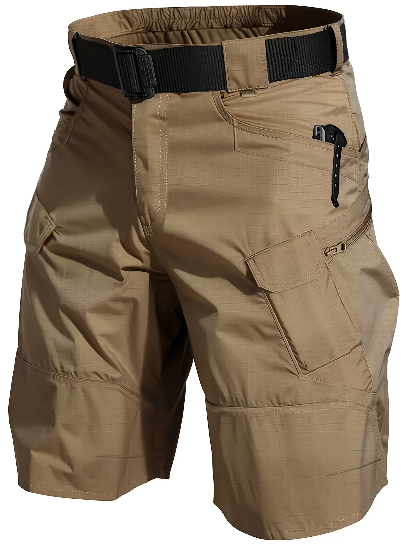 Men's Cargo Shorts Multi Pockets Waterproof Tactical Shorts Lightweight Quick Drying Breathable Cargo Shorts