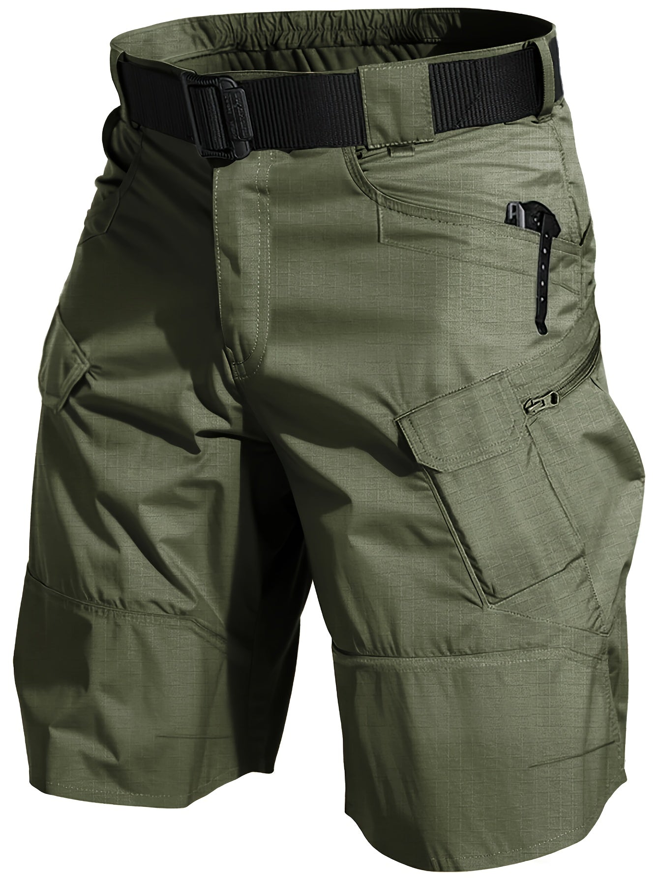 Men's Cargo Shorts Multi Pockets Waterproof Tactical Shorts Lightweight Quick Drying Breathable Cargo Shorts