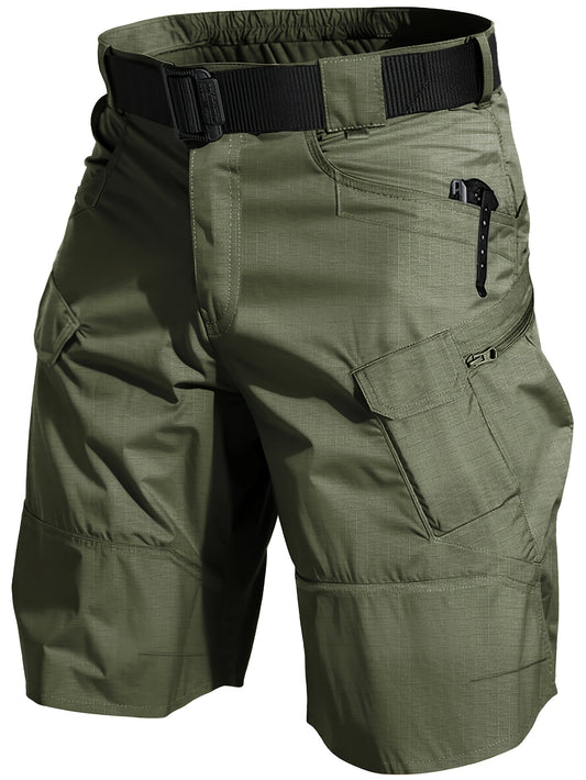 Men's Cargo Shorts Multi Pockets Waterproof Tactical Shorts Lightweight Quick Drying Breathable Cargo Shorts