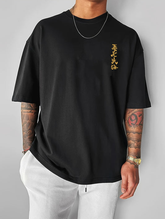 Men's Anime Cartoon Printed T-shirt