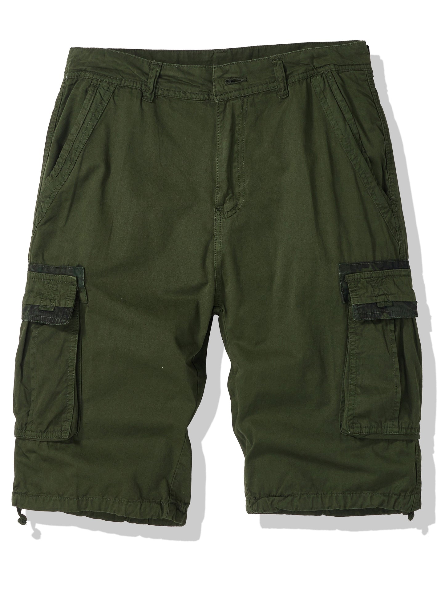 Men's Casual Multi Pocket Shorts, Chic Comfy Cotton Cargo Shorts