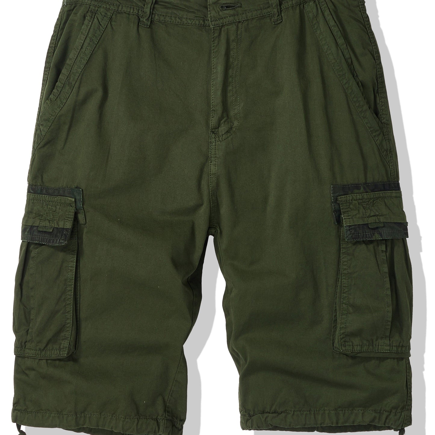 Men's Casual Multi Pocket Shorts, Chic Comfy Cotton Cargo Shorts