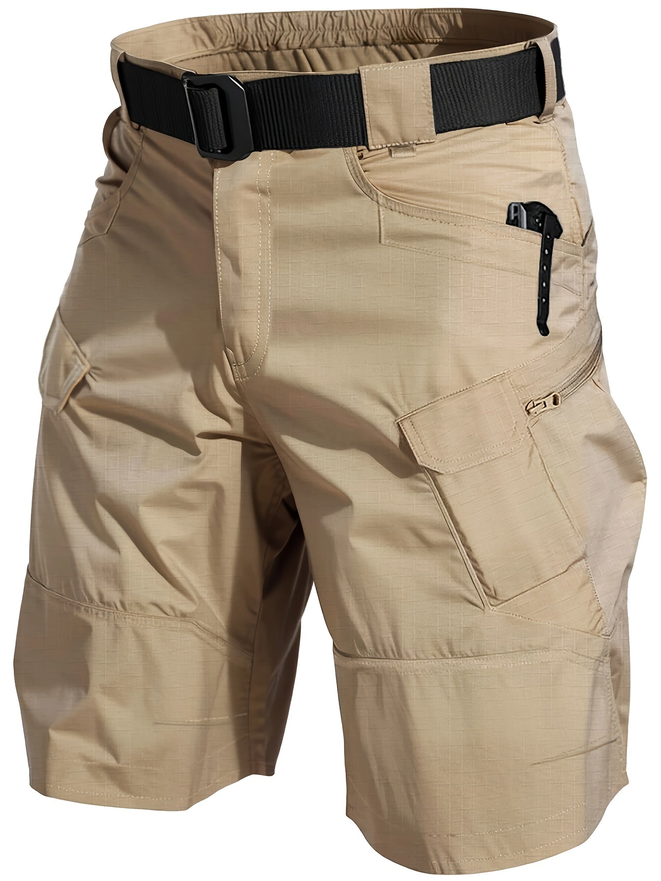 Men's Cargo Shorts Multi Pockets Waterproof Tactical Shorts Lightweight Quick Drying Breathable Cargo Shorts