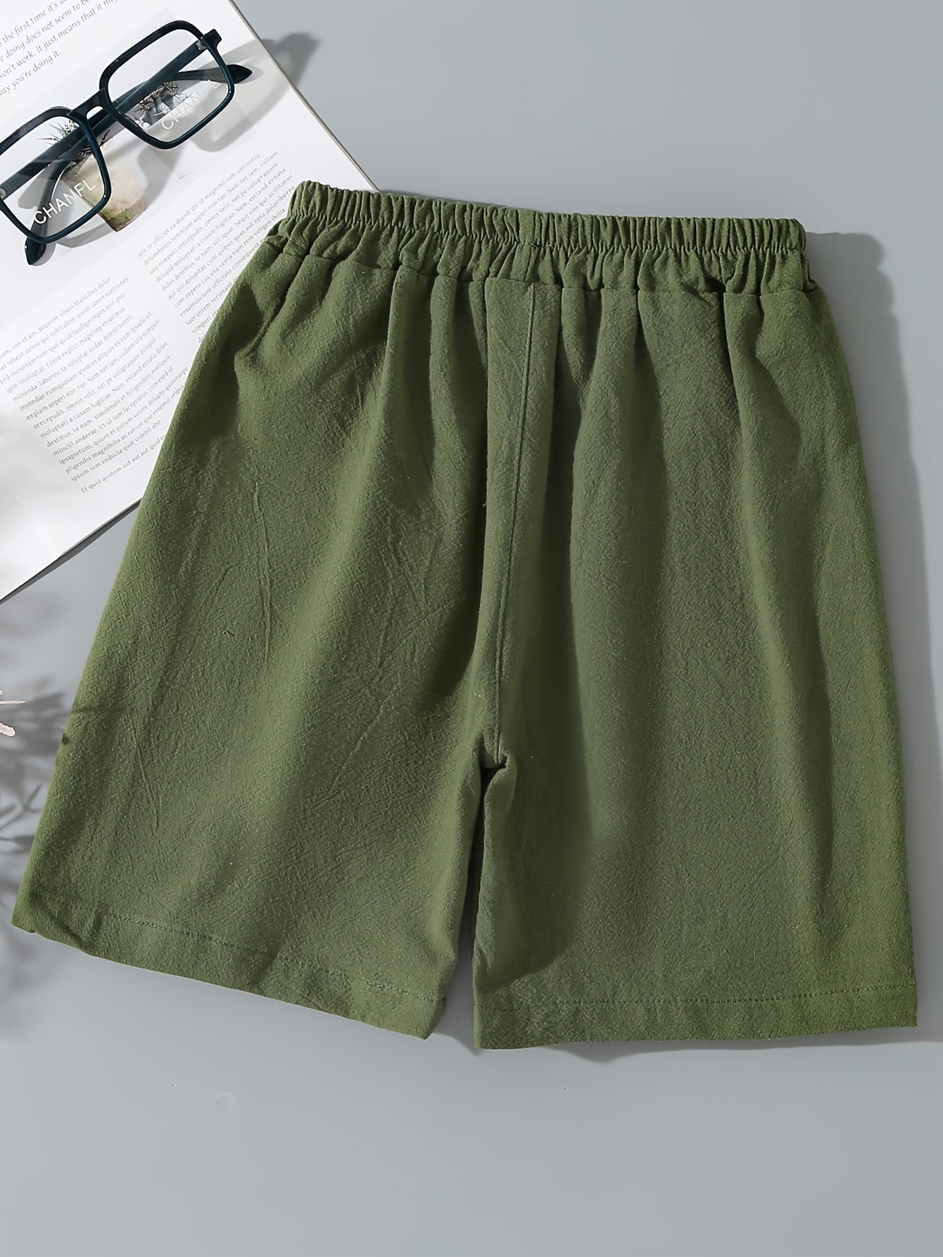 3-Pack Boys Summer Shorts, Thin Cotton Casual Cargo Shorts, Mid-Length, Versatile For Boys