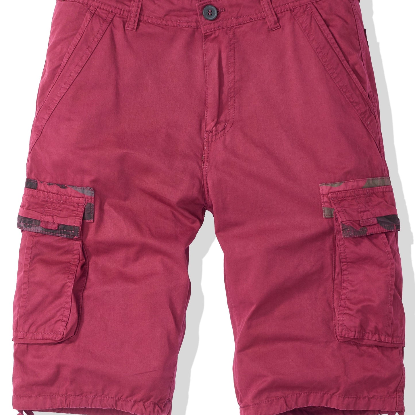 Men's Casual Multi Pocket Shorts, Chic Comfy Cotton Cargo Shorts