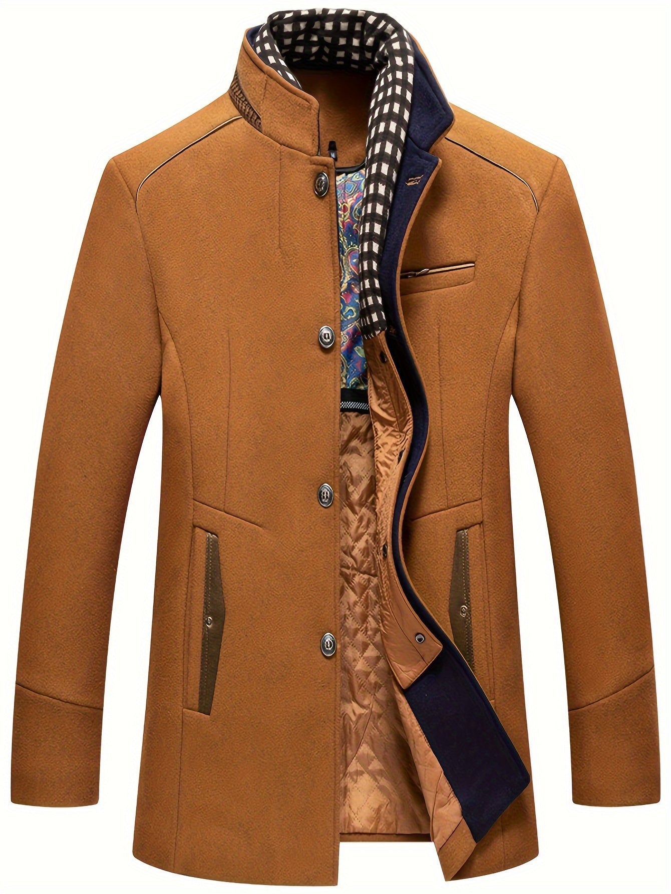 Men's Business Woolen Coat Fashion Scarf - Non Ironing, Windproof, Warm - For Men - Suitable for Fall/Winter - Perfect Gift for Business Professionals