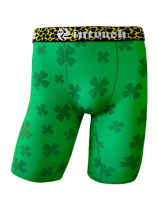 Men's Underwear, Fashion Novelty Funny Happy Boxers Briefs, High Stretch Breathable Comfy Quick Drying Sports Boxers Trunks, Swim Trunks, Sexy Underpants