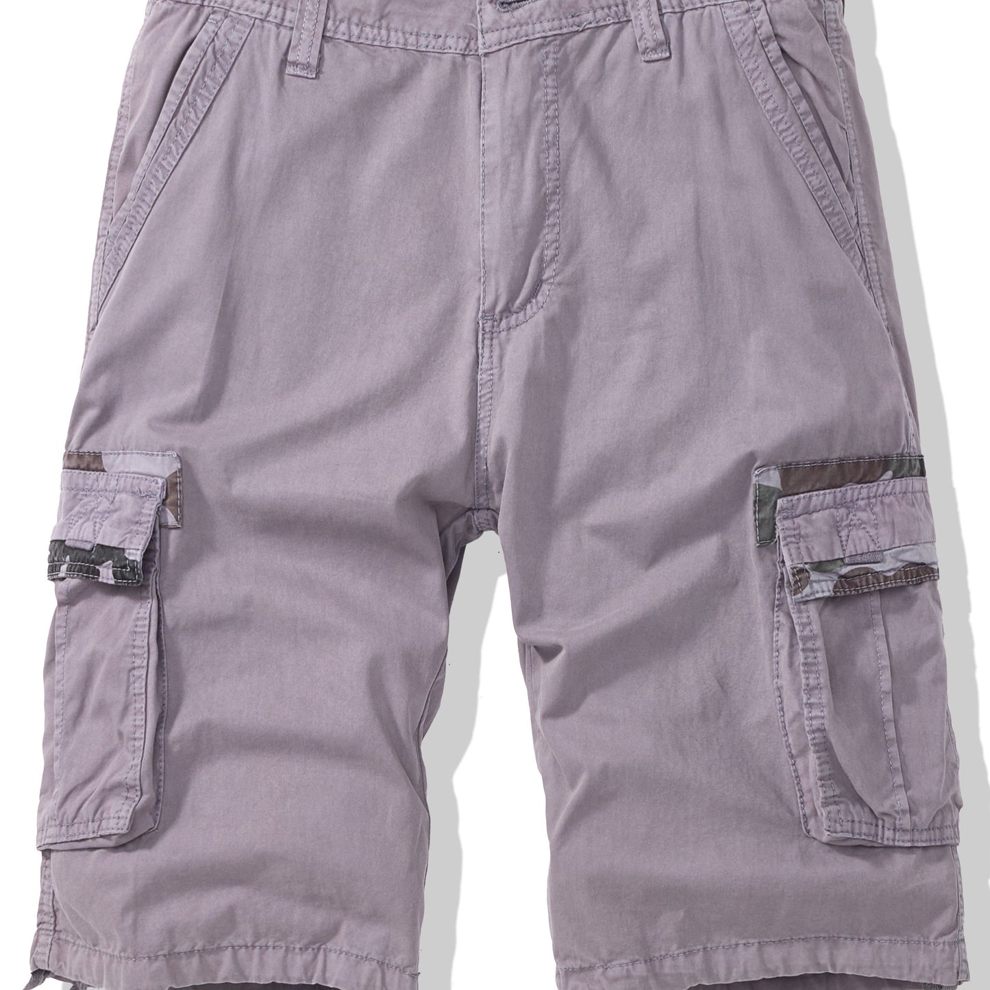 Men's Casual Multi Pocket Shorts, Chic Comfy Cotton Cargo Shorts
