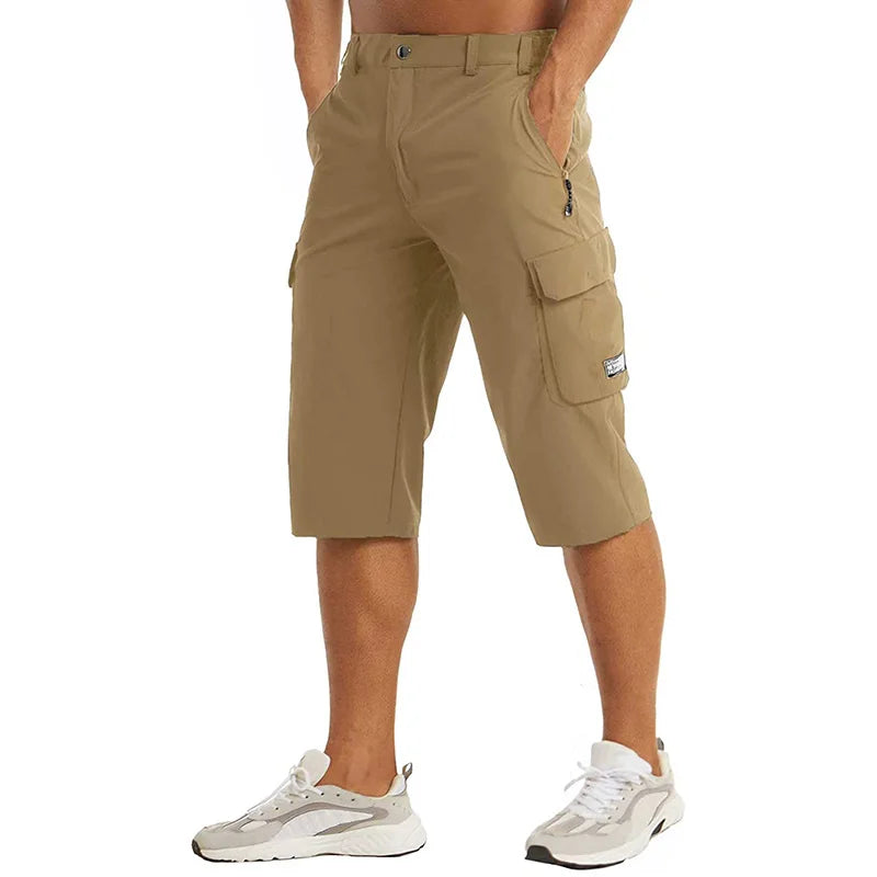 MAGCOMSEN Men's Quick Dry Cargo Shorts Summer Hiking Fishing Shorts Multi-pockets Cargo Shorts