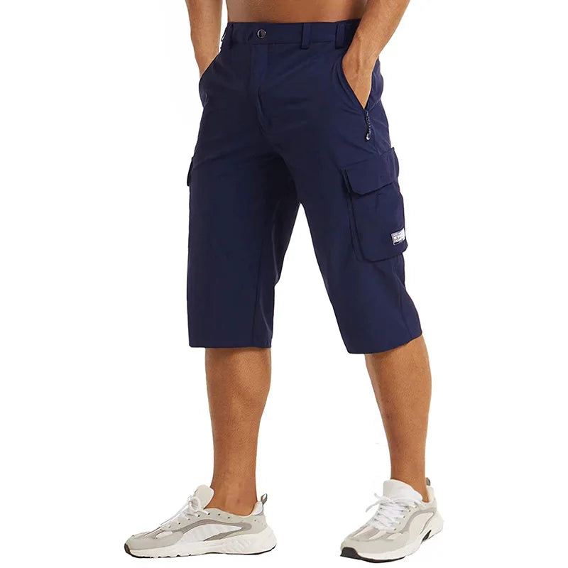 MAGCOMSEN Men's Quick Dry Cargo Shorts Summer Hiking Fishing Shorts Multi-pockets Cargo Shorts