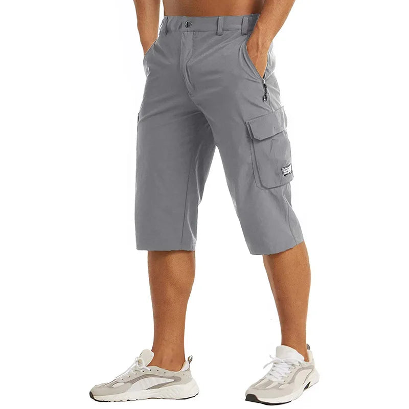 MAGCOMSEN Men's Quick Dry Cargo Shorts Summer Hiking Fishing Shorts Multi-pockets Cargo Shorts