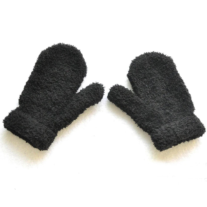 Knitted gloves mitten Baby Winter Gloves Infant baby mittens For Boy Girls Soft Warm Full Finger Gloves child mittens