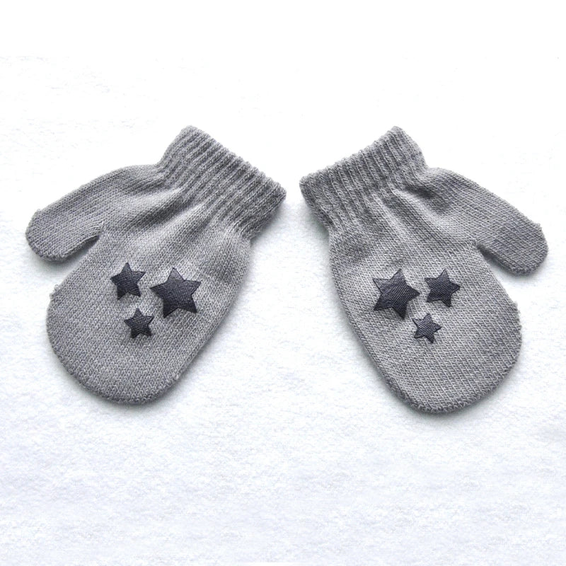 Knitted gloves mitten Baby Winter Gloves Infant baby mittens For Boy Girls Soft Warm Full Finger Gloves child mittens