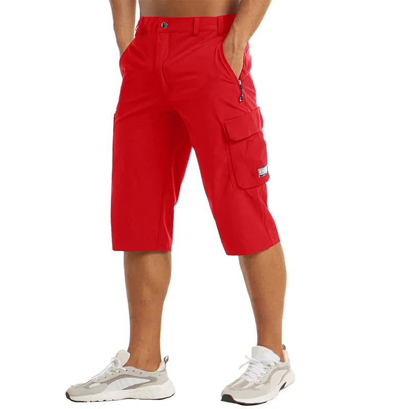 MAGCOMSEN Men's Quick Dry Cargo Shorts Summer Hiking Fishing Shorts Multi-pockets Cargo Shorts