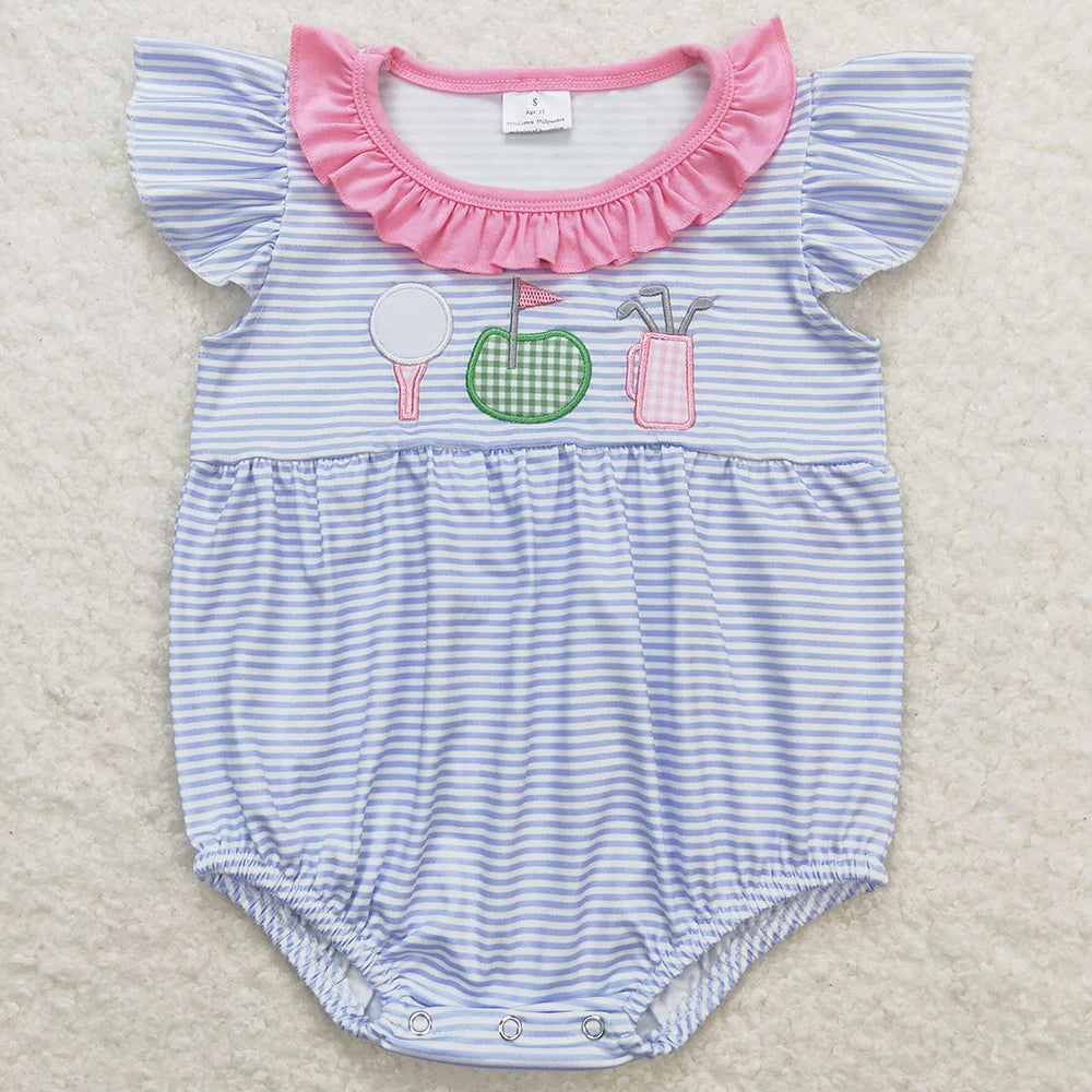 Boutique Infant Baby Girls Rompers Embroidery Camo Ducks Rompers Toddler Boys Rompers Sibling Girls Clothing Wholesale Jumpsuits