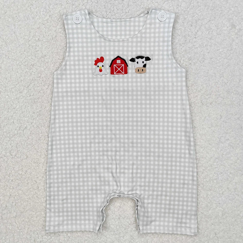 Hot Sale Infant Baby Girls Rompers Duck Flutter Sleeve Rompers Boutique Kids Clothes Sibling Onesie Toddler Girls Bubble Rompers