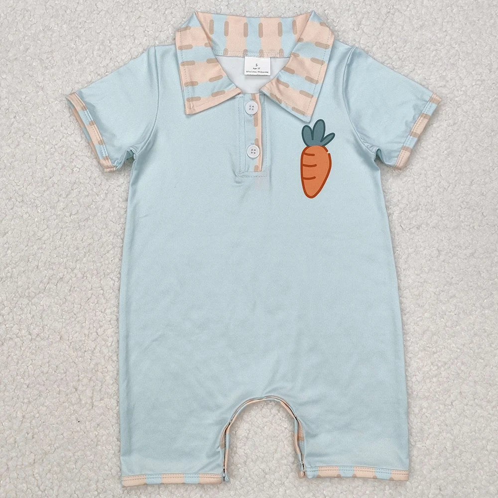 Hot Sale Infant Baby Girls Rompers Duck Flutter Sleeve Rompers Boutique Kids Clothes Sibling Onesie Toddler Girls Bubble Rompers
