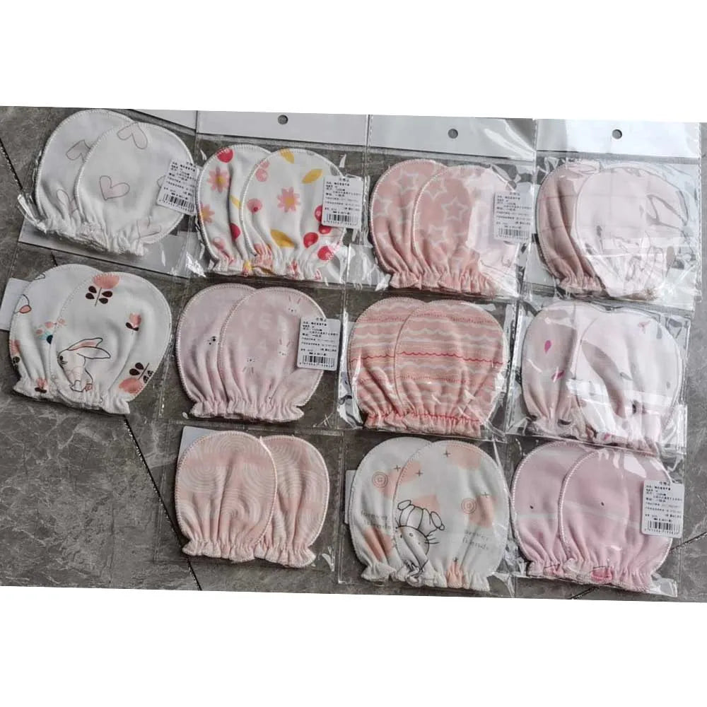 100% Cotton Baby Anti Scratching Gloves Newborn Gloves Protection Face baby Mittens Glove Infant Accessories
