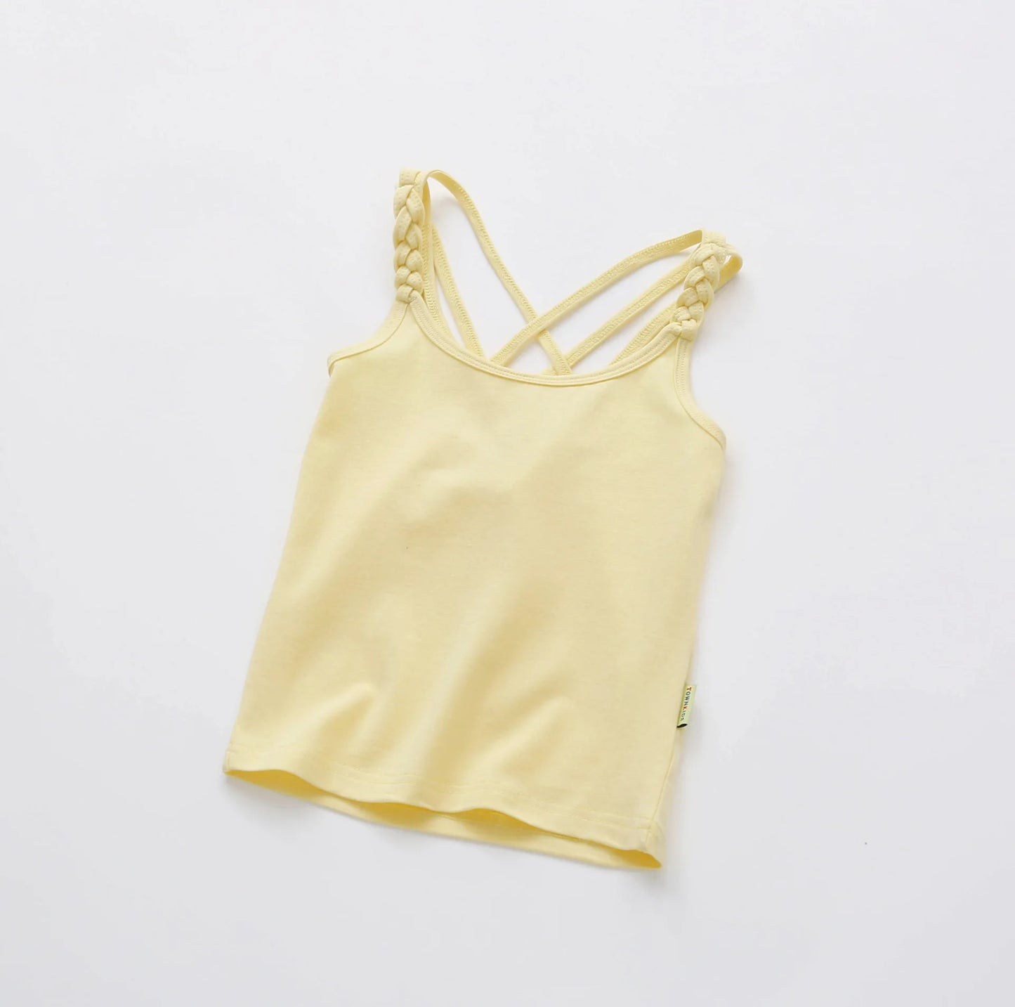 2022 Girls Summer Tank Tops Cotton Kids Underwear Model Candy Color Girl Camisole Baby Singlets Children Undershirt Sports Top