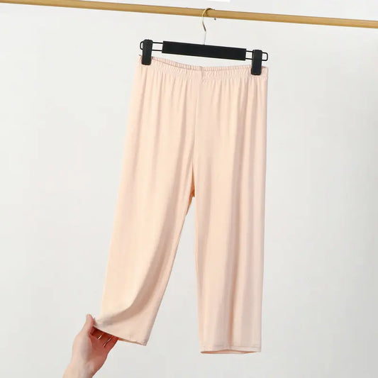 3XL-8XL Modal Cotton Pajama Pants For Women Sleepwear Plus Size Capri Pant Comfortable Home Wear Night Pyjama Trousers Female