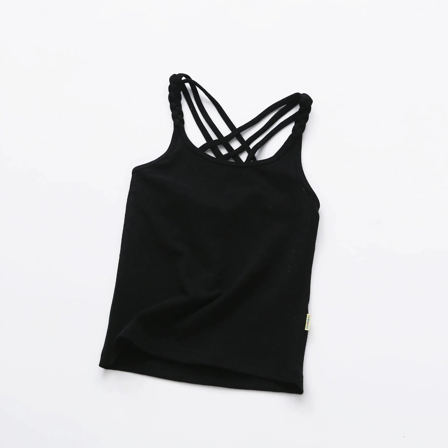 2022 Girls Summer Tank Tops Cotton Kids Underwear Model Candy Color Girl Camisole Baby Singlets Children Undershirt Sports Top