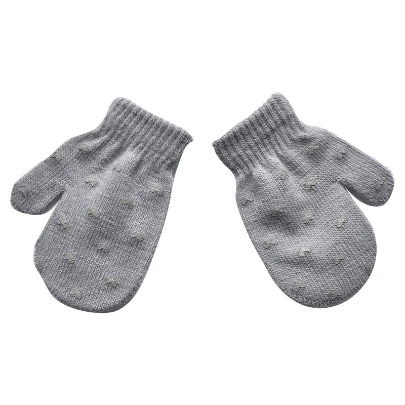 Knitted gloves mitten Baby Winter Gloves Infant baby mittens For Boy Girls Soft Warm Full Finger Gloves child mittens