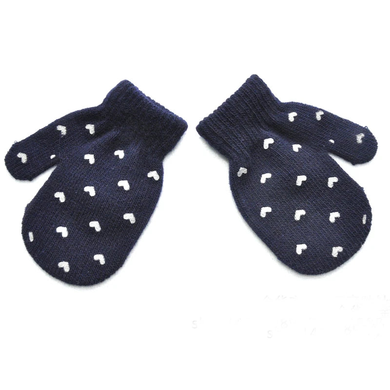 Knitted gloves mitten Baby Winter Gloves Infant baby mittens For Boy Girls Soft Warm Full Finger Gloves child mittens