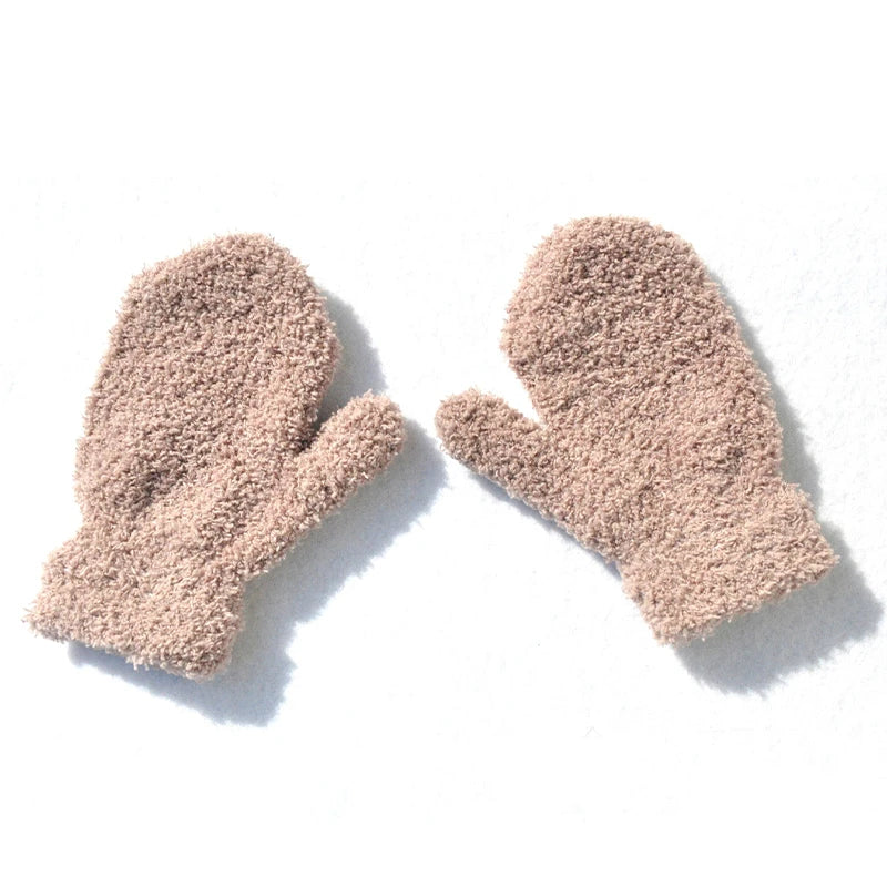Knitted gloves mitten Baby Winter Gloves Infant baby mittens For Boy Girls Soft Warm Full Finger Gloves child mittens