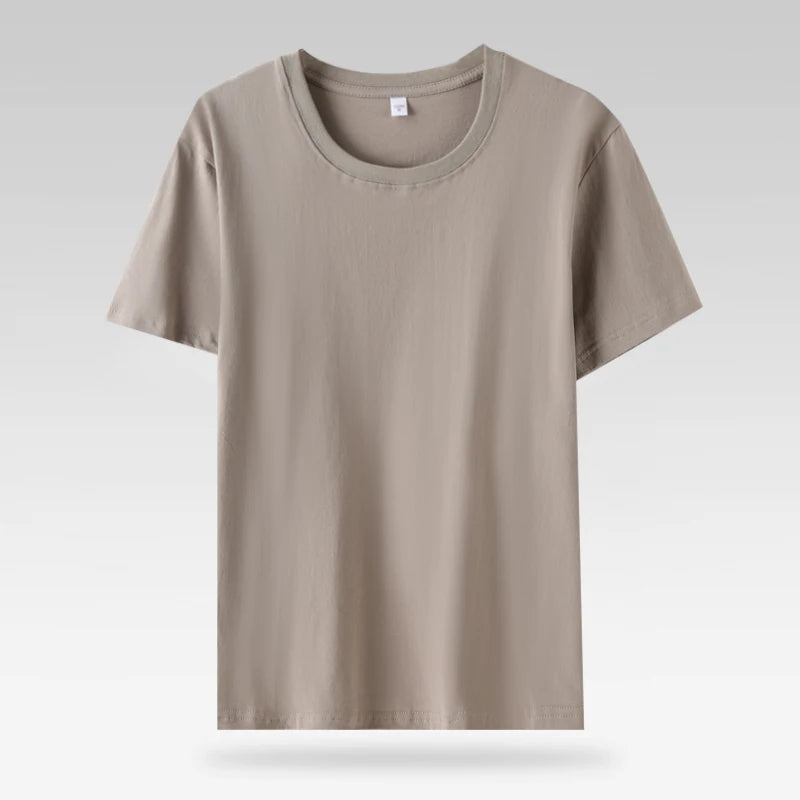 Summer Casual 100% Cotton Short Sleeve O Neck Women Tops Fashion Fit Lady T Shirt