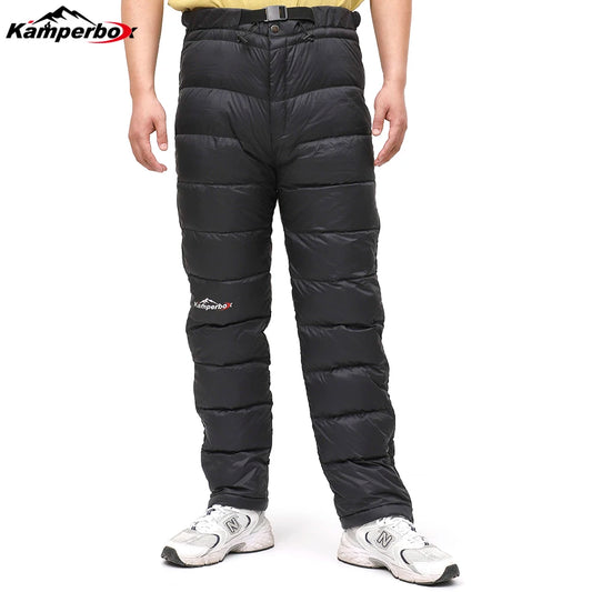 Outdoors Down Pants Men,Winter Hiking Pants Men Trekking Pants Men Winter Trousers Down Pants Winter Pants Men