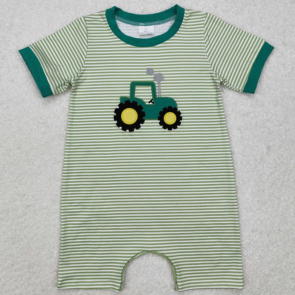 Boutique Infant Baby Girls Rompers Embroidery Camo Ducks Rompers Toddler Boys Rompers Sibling Girls Clothing Wholesale Jumpsuits