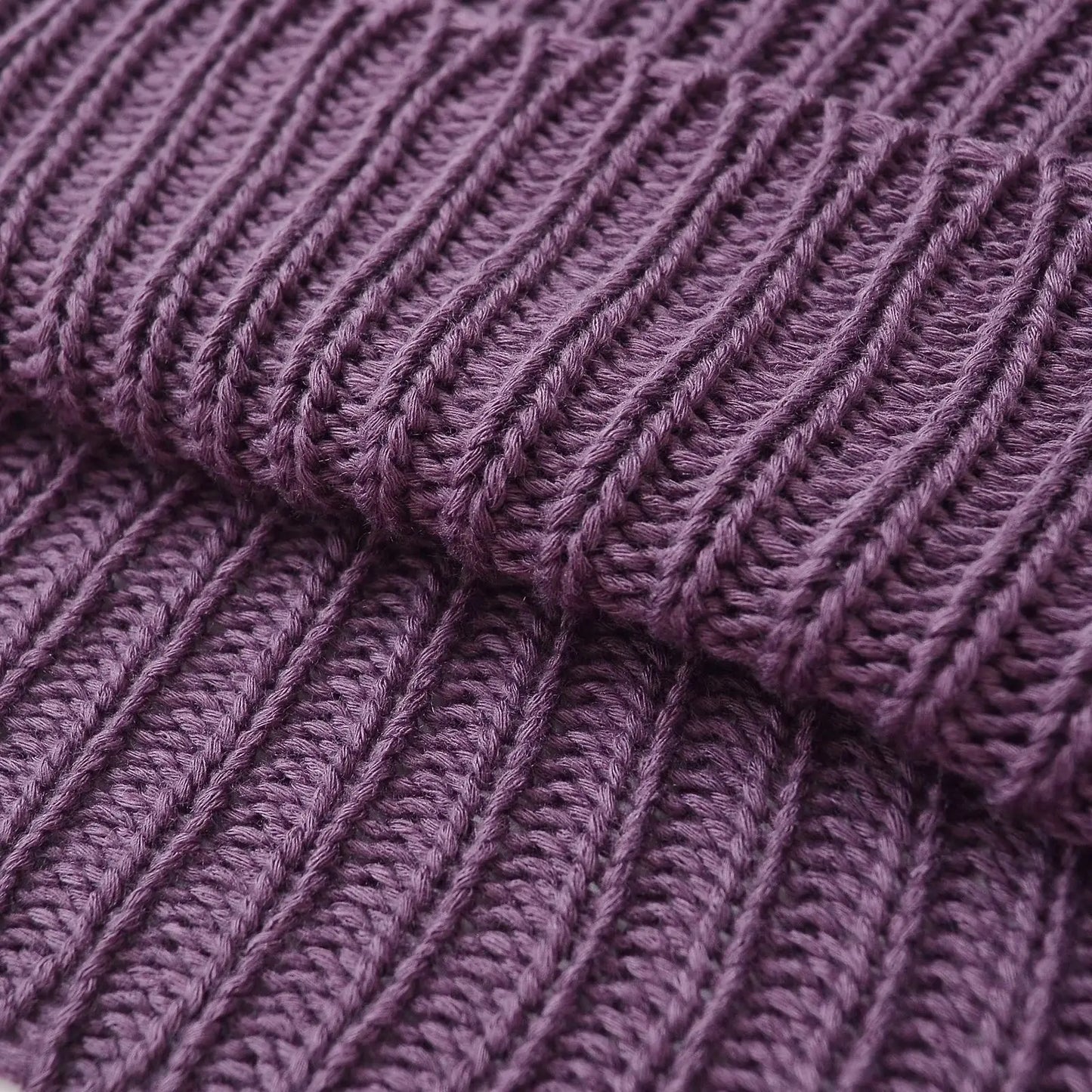 TRAFSHE Fall Sweater Sleeveless Knitted Loose Pullover O Neck Purple Color Lady Sweater Women Clothing Streetwear 5536/100