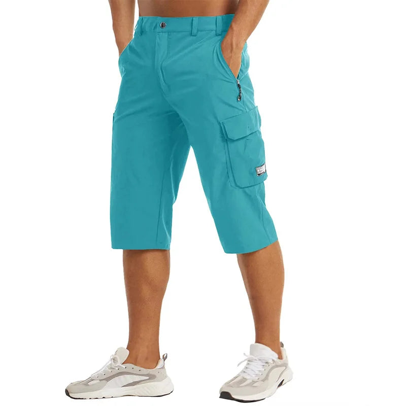 MAGCOMSEN Men's Quick Dry Cargo Shorts Summer Hiking Fishing Shorts Multi-pockets Cargo Shorts
