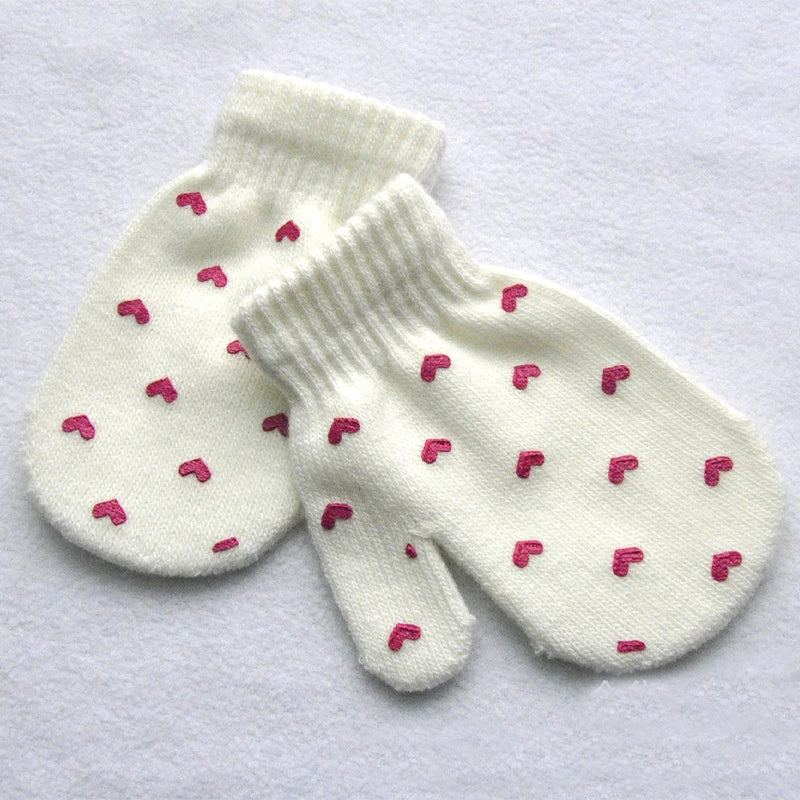 Knitted gloves mitten Baby Winter Gloves Infant baby mittens For Boy Girls Soft Warm Full Finger Gloves child mittens