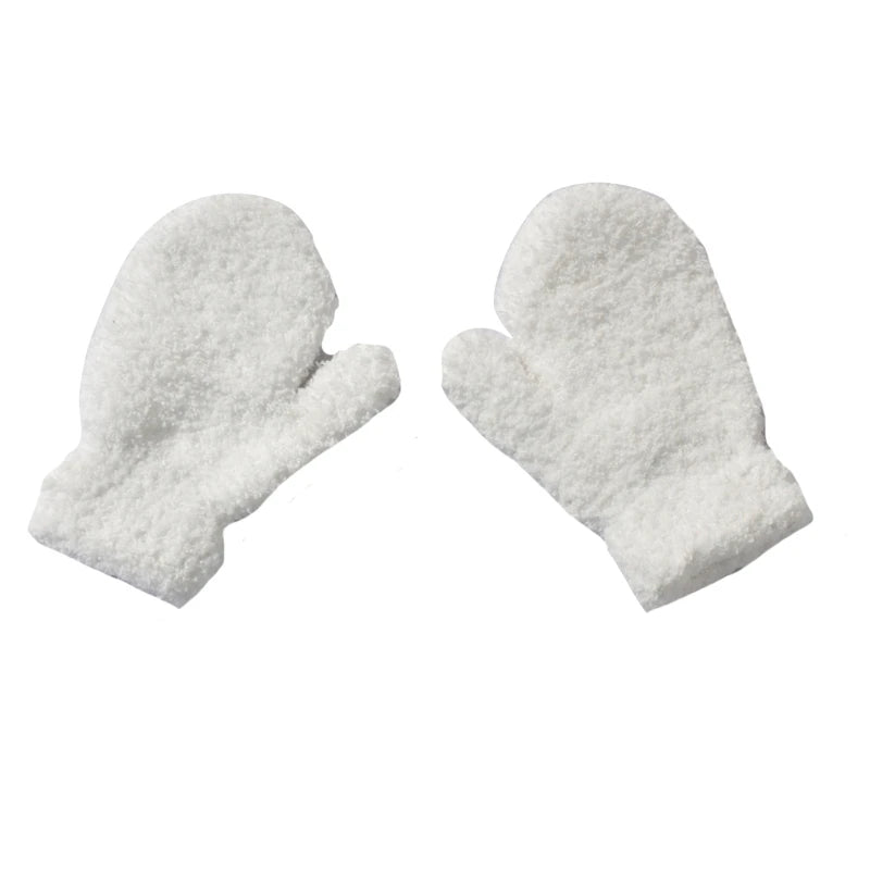 Knitted gloves mitten Baby Winter Gloves Infant baby mittens For Boy Girls Soft Warm Full Finger Gloves child mittens