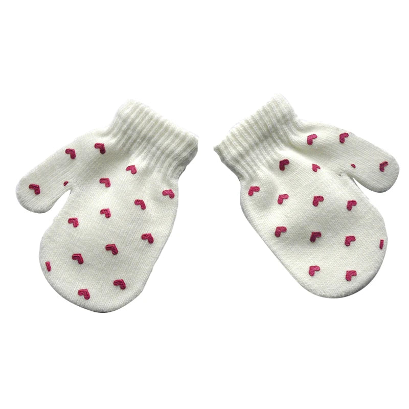 Knitted gloves mitten Baby Winter Gloves Infant baby mittens For Boy Girls Soft Warm Full Finger Gloves child mittens