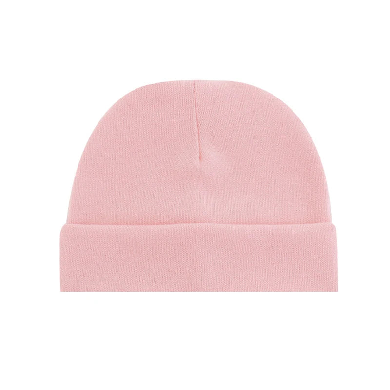 Personalized Newborn Hospital Hat Embroidered Newborn Baby Hat, Custom New Baby Hat, Blue or Pink Infant Baby Beanie with Name