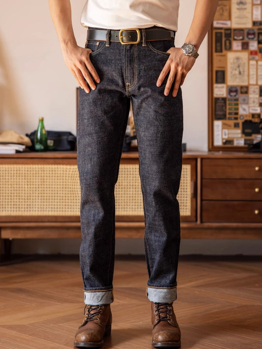 Red Tornado Customized Tapered Jeans 14oz Selvedge Denim Pants Sanforized
