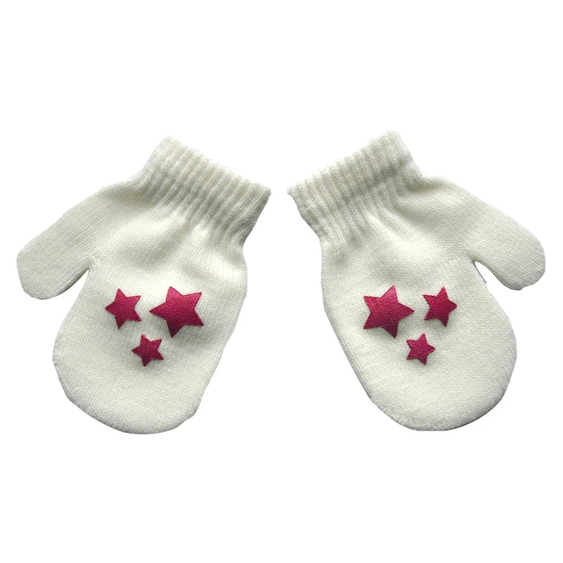 Knitted gloves mitten Baby Winter Gloves Infant baby mittens For Boy Girls Soft Warm Full Finger Gloves child mittens