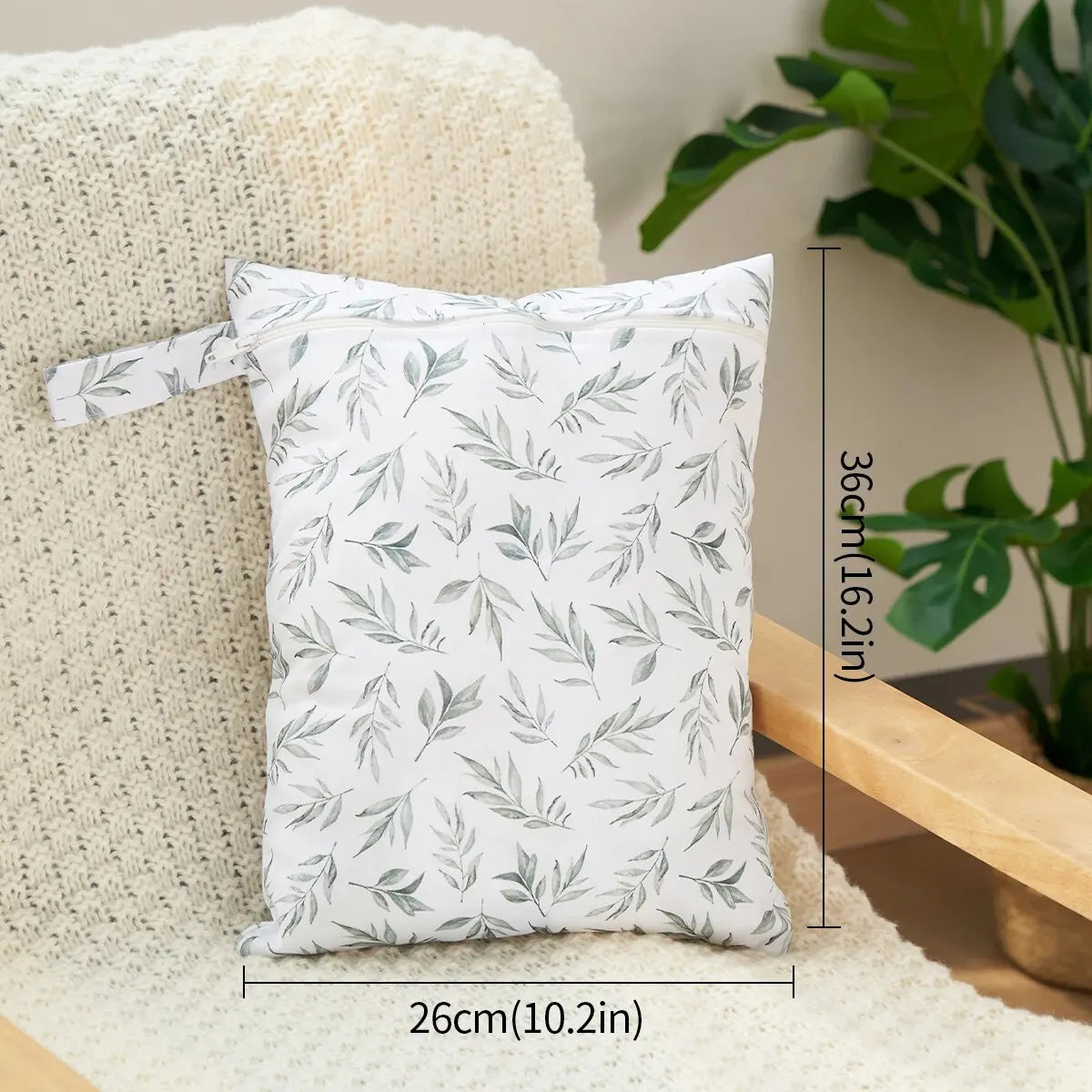 PUL Wetbag For Baby Diapers Nappies Reusable Waterproof Diaper Bag 28cmx36cm