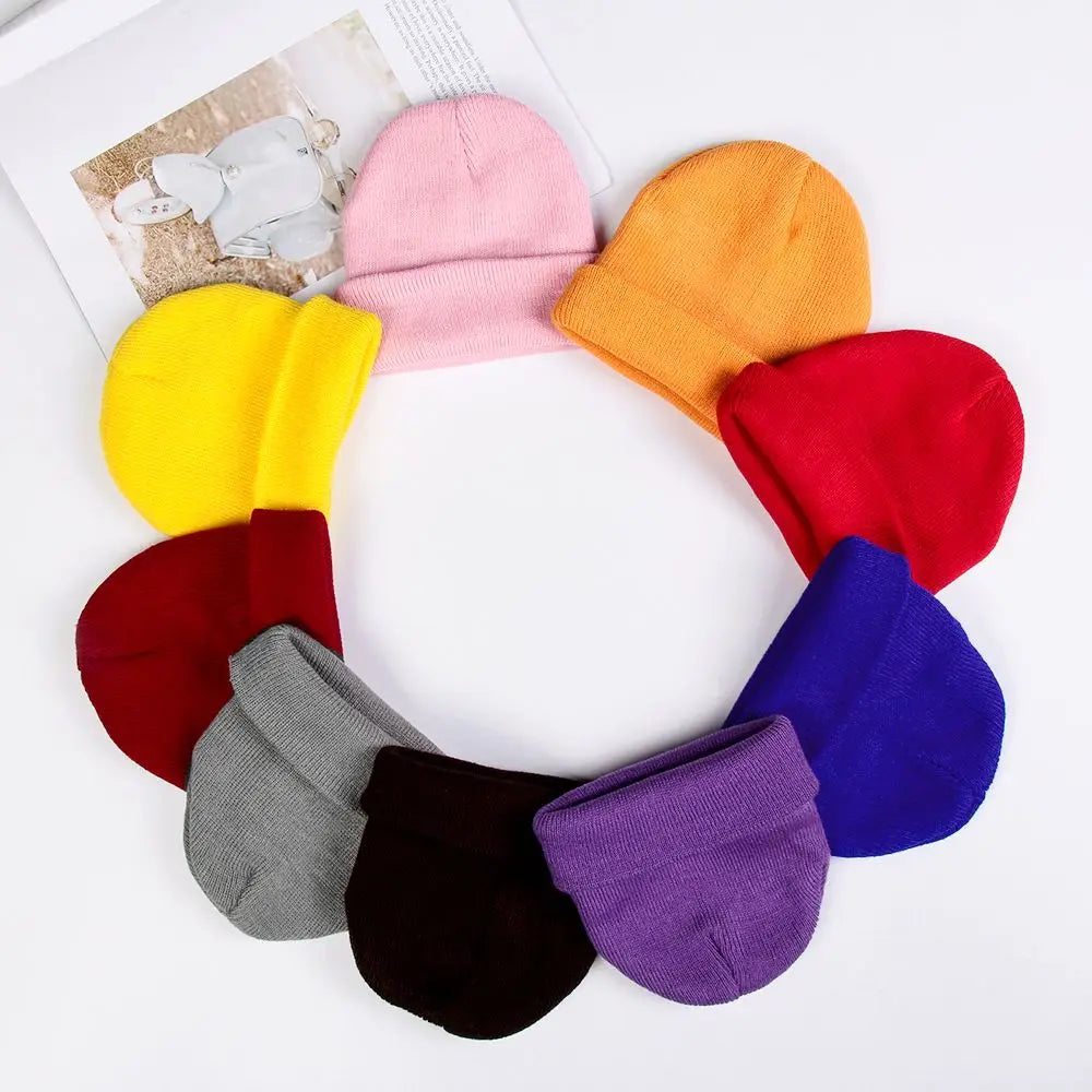 Winter Warm Boy Girl Soft Hat Baby Hat Beanie Kids Knitted Crochet Cap Baby Hat