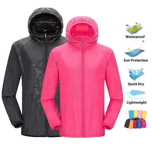 Camping Jacket Summer Men Women Windbreaker Men Jacket Hiking Climbing Clothes Sun Protection