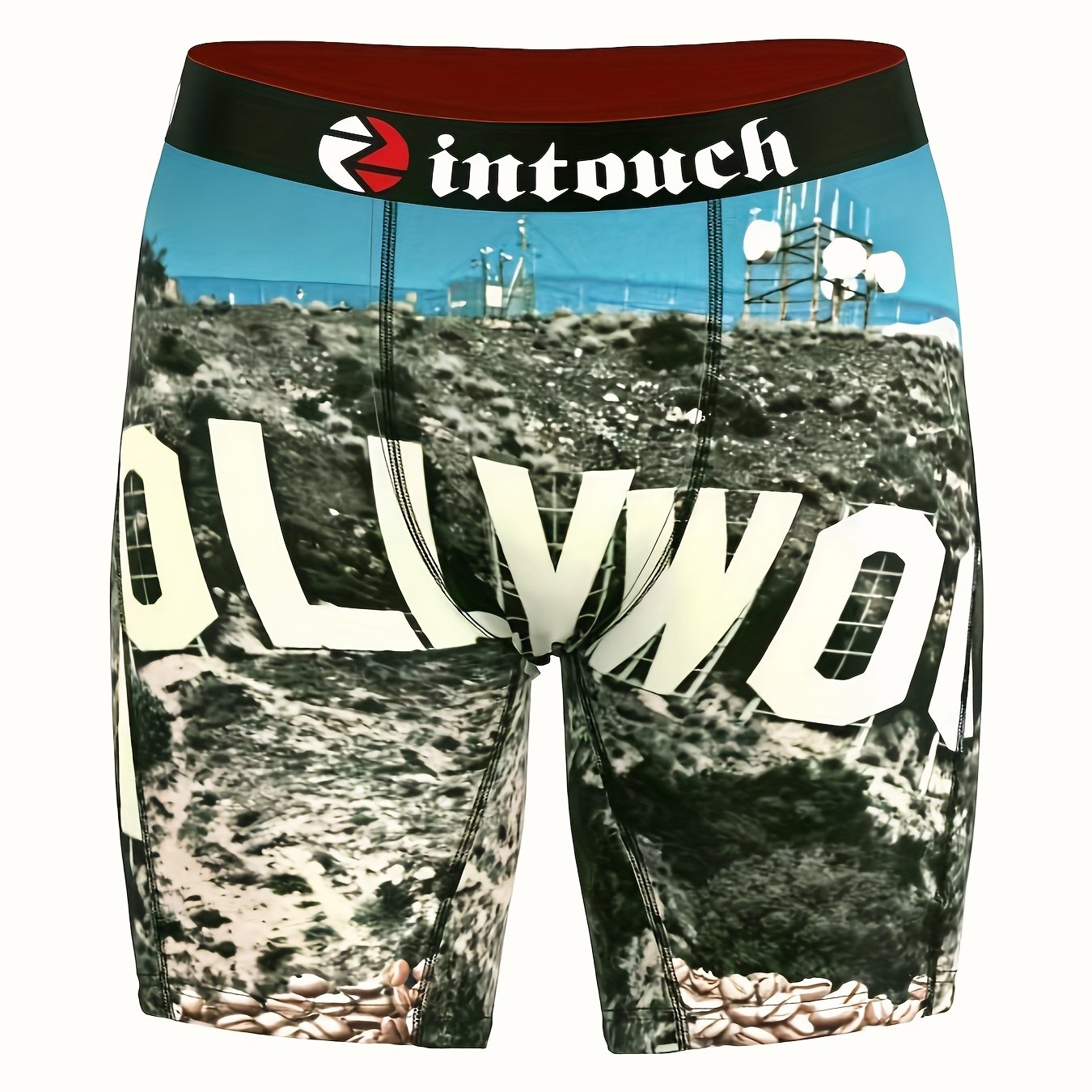 Men's Underwear, Fashion Novelty Funny Happy Boxers Briefs, High Stretch Breathable Comfy Quick Drying Sports Boxers Trunks, Swim Trunks, Sexy Underpants