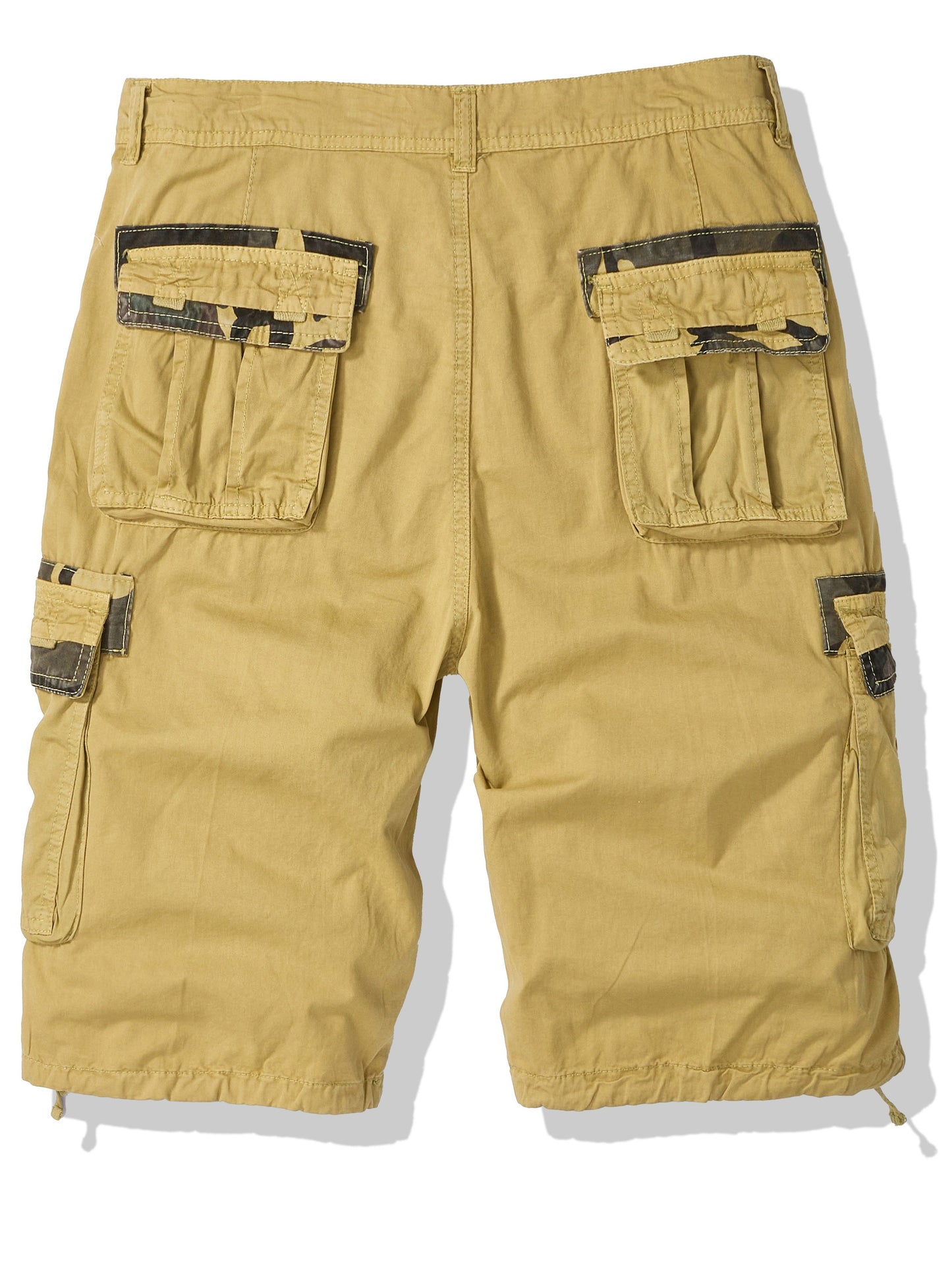 Men's Casual Multi Pocket Shorts, Chic Comfy Cotton Cargo Shorts