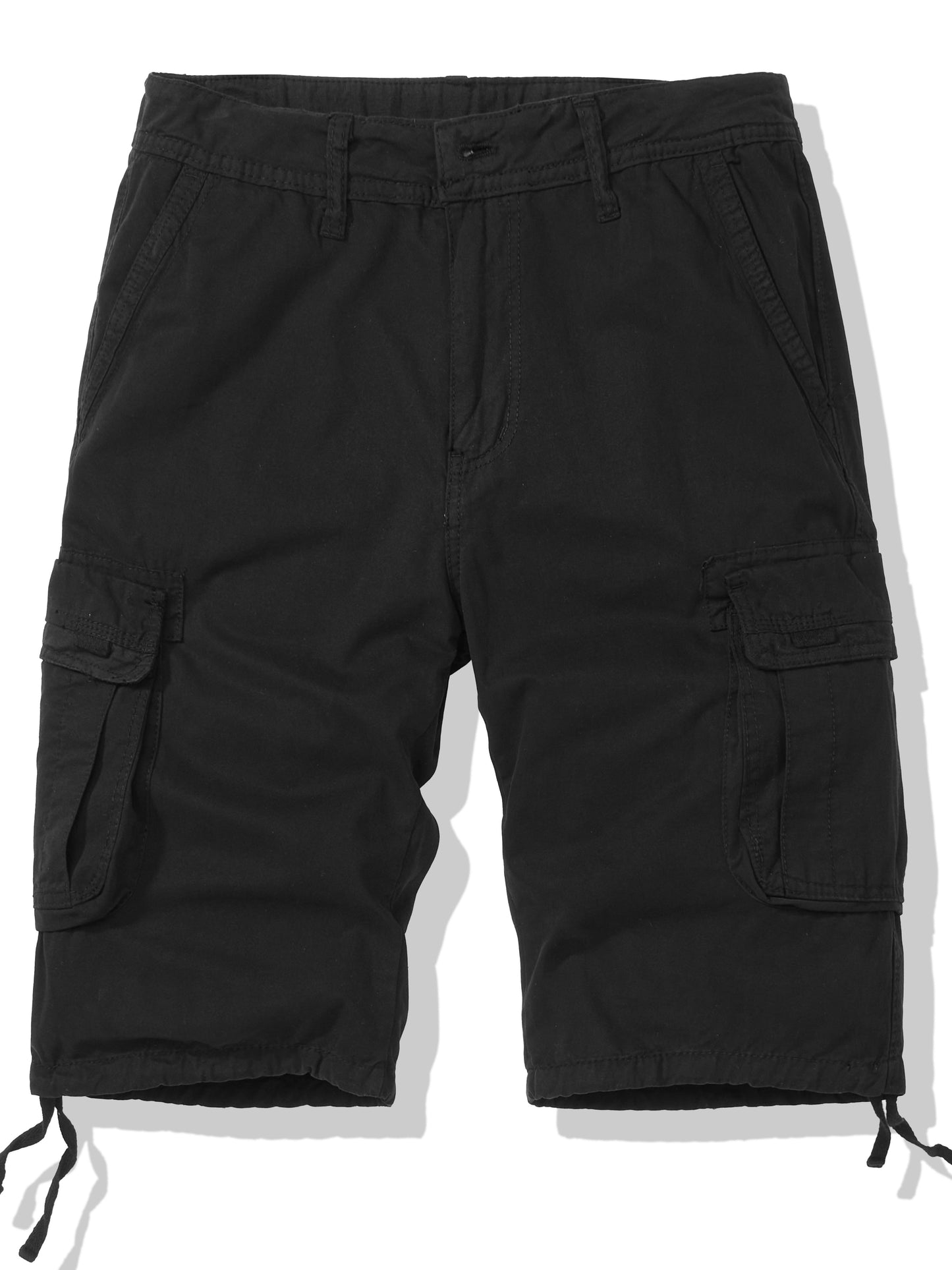 Men's Casual Multi Pocket Shorts, Chic Comfy Cotton Cargo Shorts