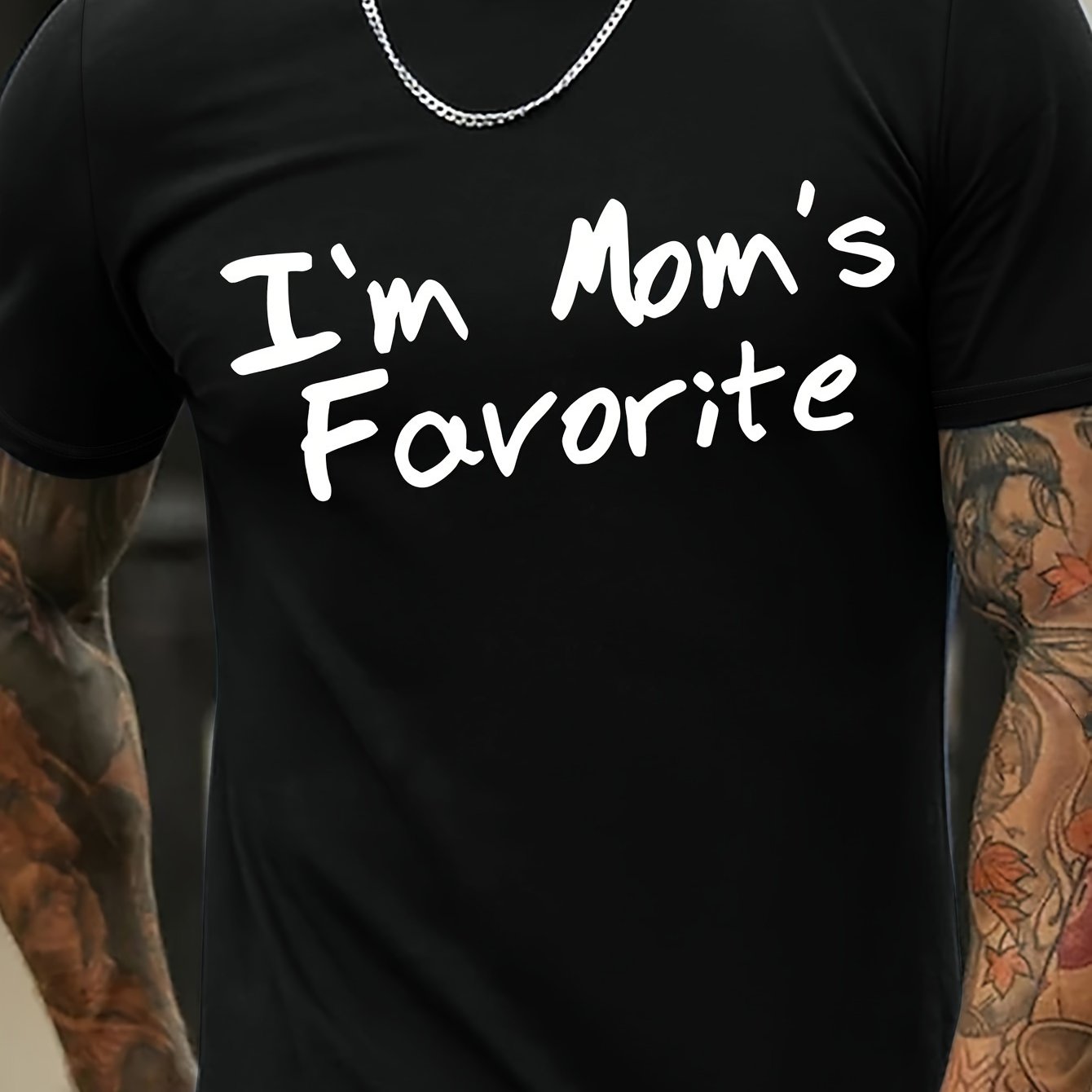 1 pc, 100% cotton T-shirt, Mens Trendy Letter-printed T-Shirt - Short-Sleeve Crew Neck Casual Top - Lightweight & Comfortable for Spring/ Summer Wear