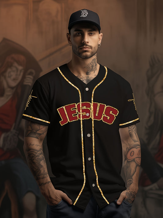 Men's Fashionable Retro Baseball Jersey - Breathable, Slightly Stretchy, Quick-Drying Sports Uniform for Training, Competition, and Party - Trendy, Comfortable, and Durable